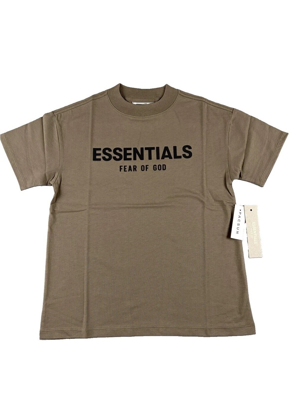 Fear of God Essentials Tee Taupe size L Kids NWT